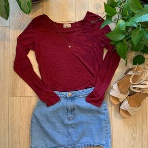 Red long sleeve